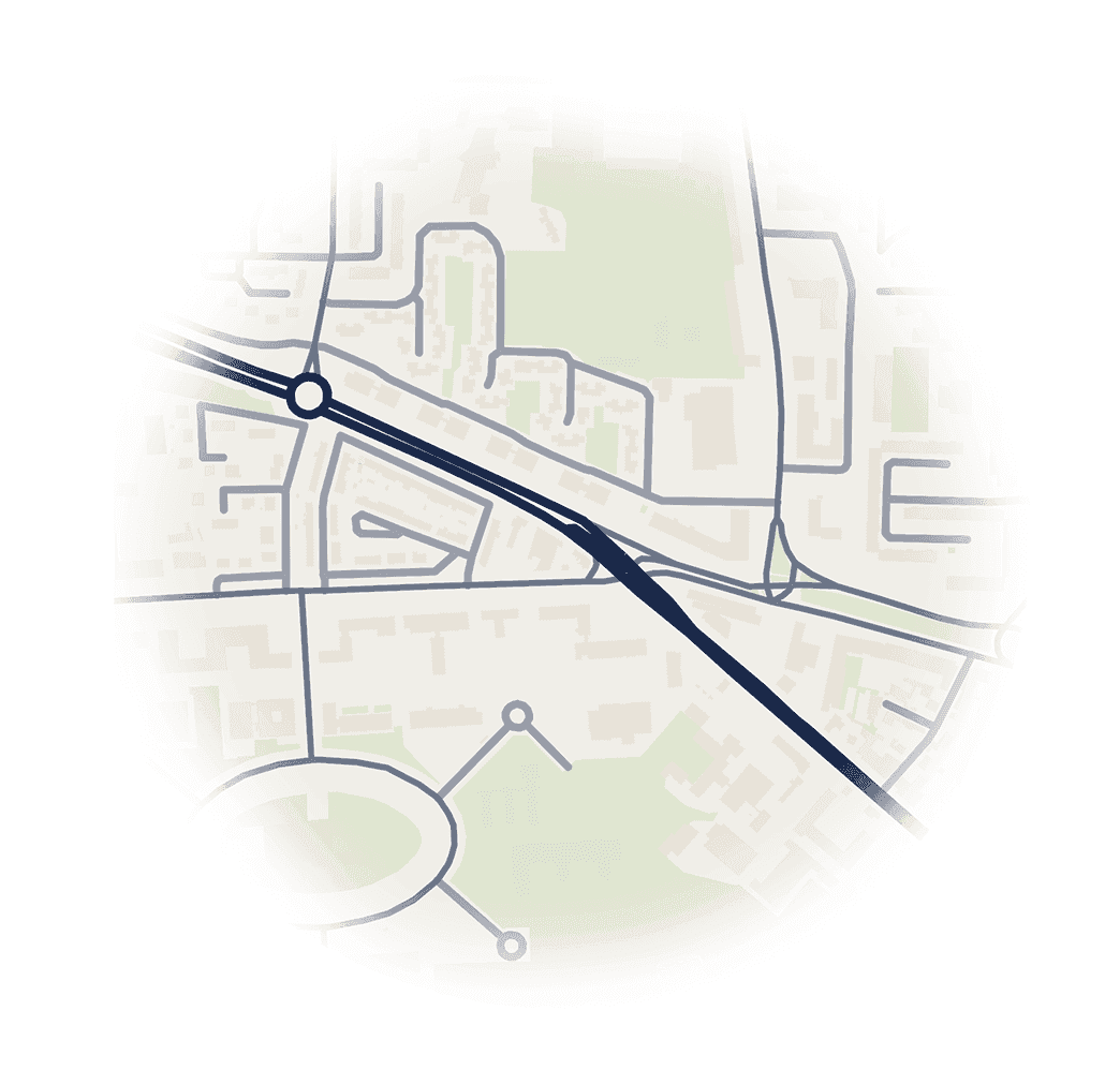 Carte du quartier de LIV Campus à Rennes Ouest