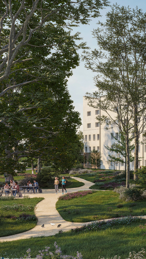 Espaces de vie partagés de LIV Parc — restaurant et coworking